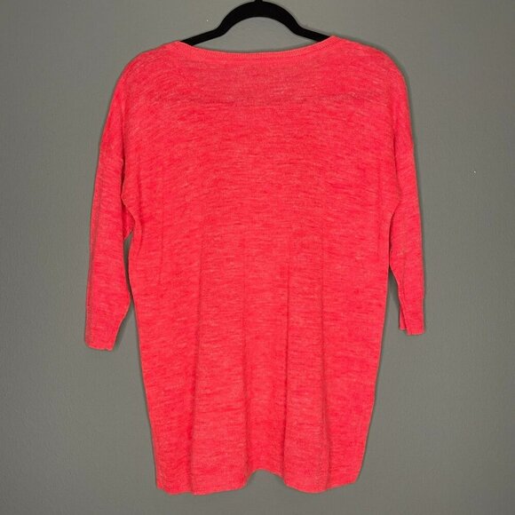 J. Crew Women's XS Alpaca Blend Red High Low Sweater Blouse - Picture 7 of 13